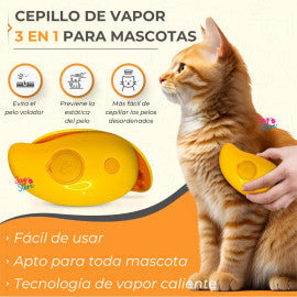 Cepillo Para Mascotas 3 en 1